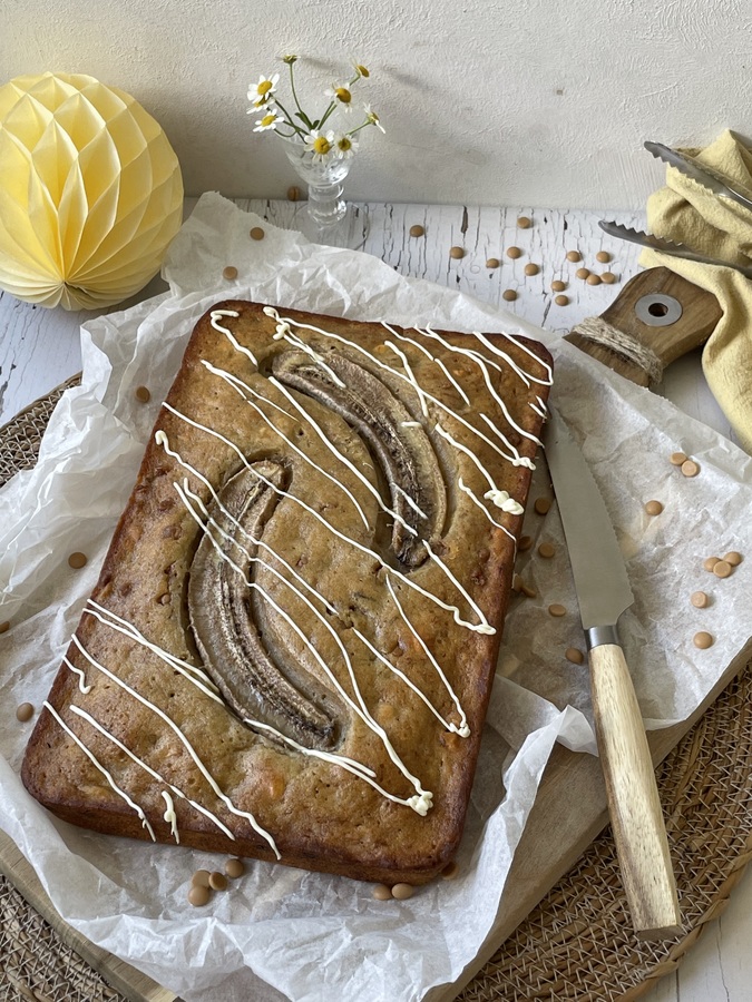 Bananen-Blondies mit Cashews und Caramell BEFFI KOCHT FÜR DICH!
